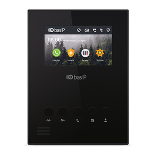 Видеотелефон BAS-IP AU-04LAF Black