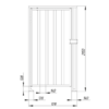 Калитка Oxgard К-10-Н (левая)