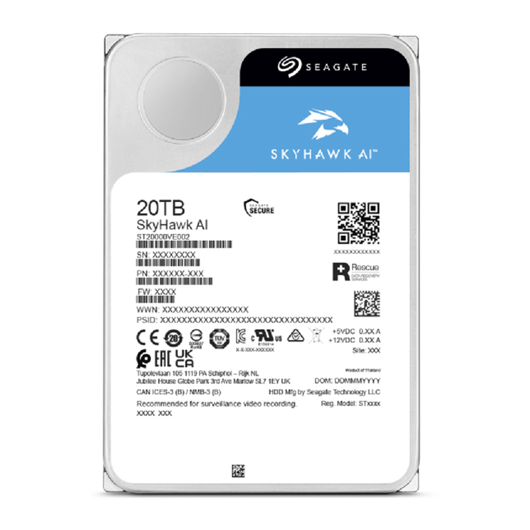 Жёсткий диск (HDD) серии SkyHawk AI SEAGATE ST20000VE002