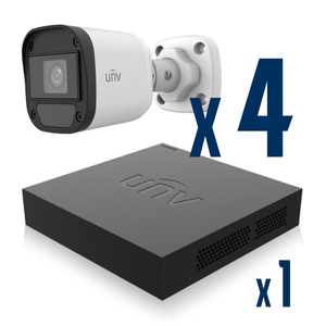 Комплект видеонаблюдения UNV XVR301-04F + UHD-B12-F40