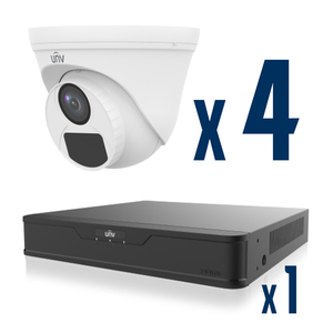 Комплект видеонаблюдения UNV XVR301-04G3 + UHD-T12-F40