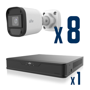 Комплект видеонаблюдения UNV XVR301-08G3 + UHD-B12-F40