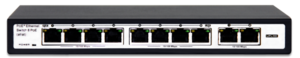 Н_SVB-408PC- свитч 8 портов с 2 Uplink 250m