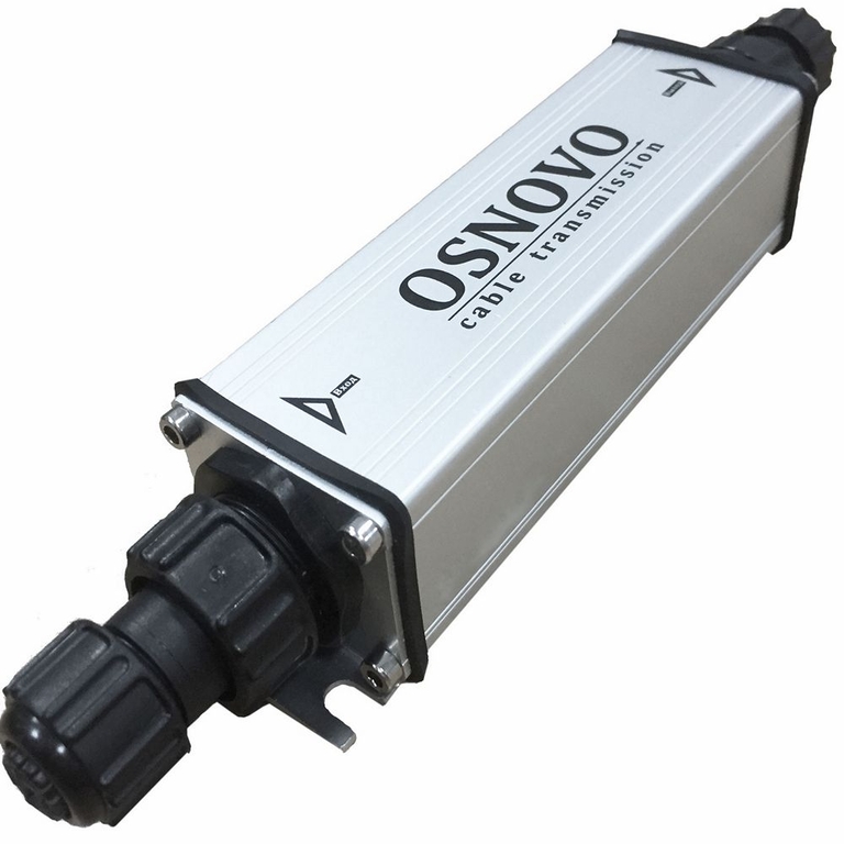Уличный PoE удлинитель 10/100/1000M Gigabit Ethernet OSNOVO E-PoE/1GW до 500м + питание на 100м.