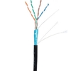 Кабель F/UTP NETLAN EC-UF004-5E-PE-BK кабель внешний Cat 5e, 305 м