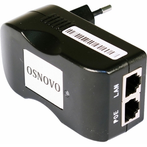 PoE-инжектор OSNOVO Midspan-1/151, установка в розетку 220 В